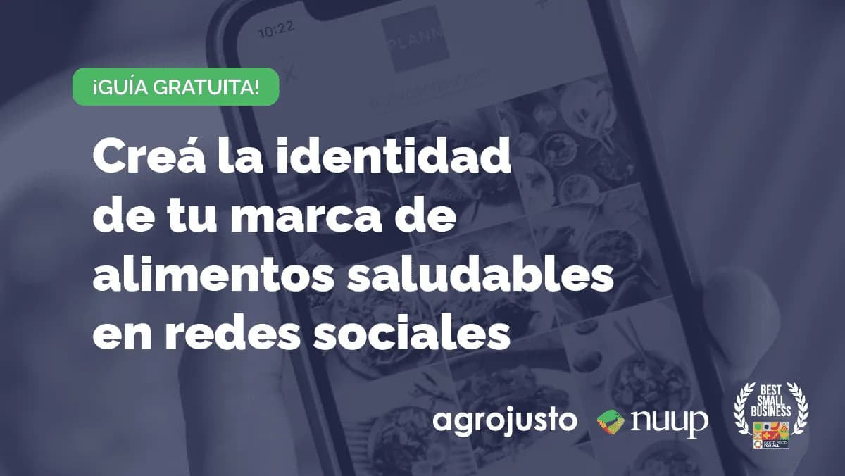 Crea la identidad de tu marca de aliementos saludables en redes sociales