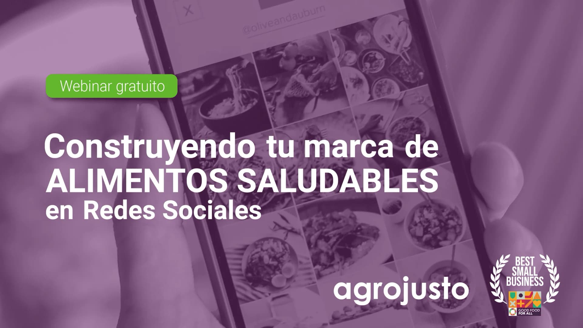 Workshop: Construindo sua marca de alimentos saudáveis nas redes sociais