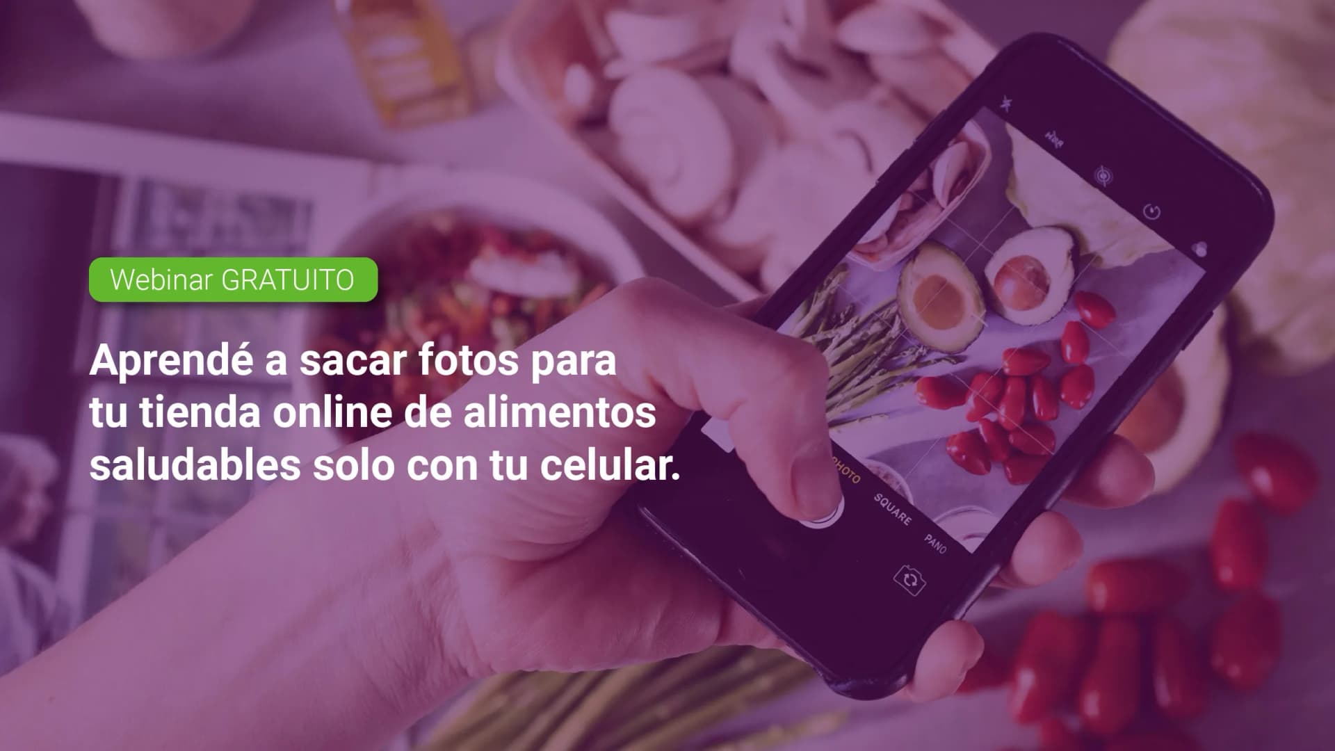Workshop: Learn to take professional photos for your sustainable food online store